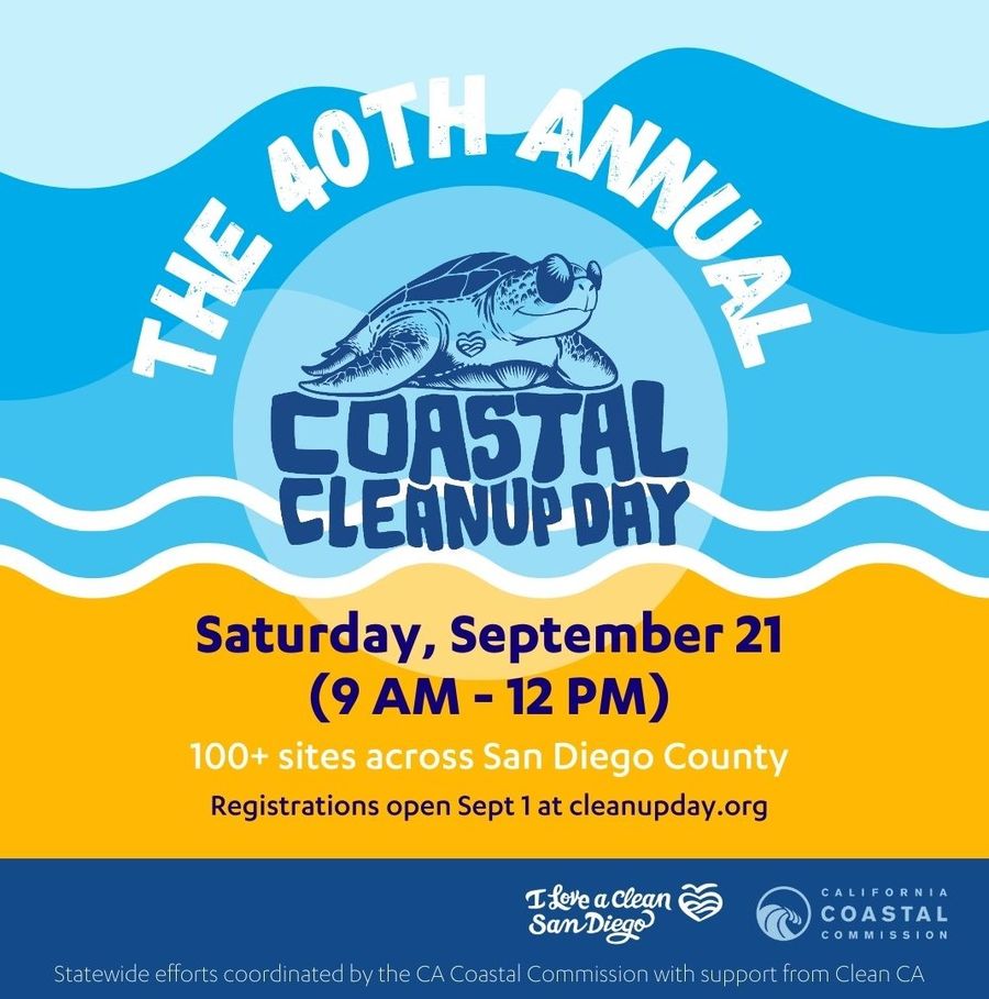 Join Carlsbad Village for Coastal Cleanup Day on September 21st